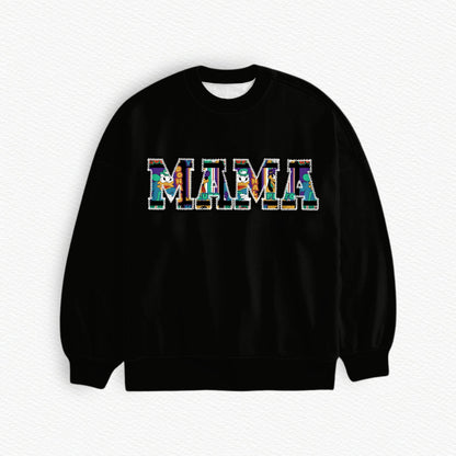 The Britches Box Adult MAMA Embroidered Crewneck - Limited Edition Subscription - AUGUST