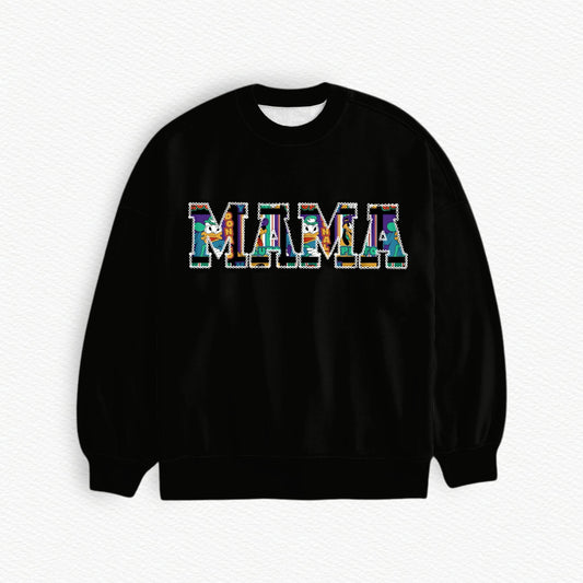 The Britches Box Adult MAMA Embroidered Crewneck - Limited Edition Subscription - AUGUST