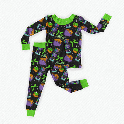 Witch Fuel Bamboo Long Sleeve Two Piece Pajama Set