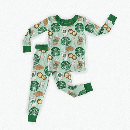 Star Brew Bamboo Long Sleeve Two Piece Pajama Set