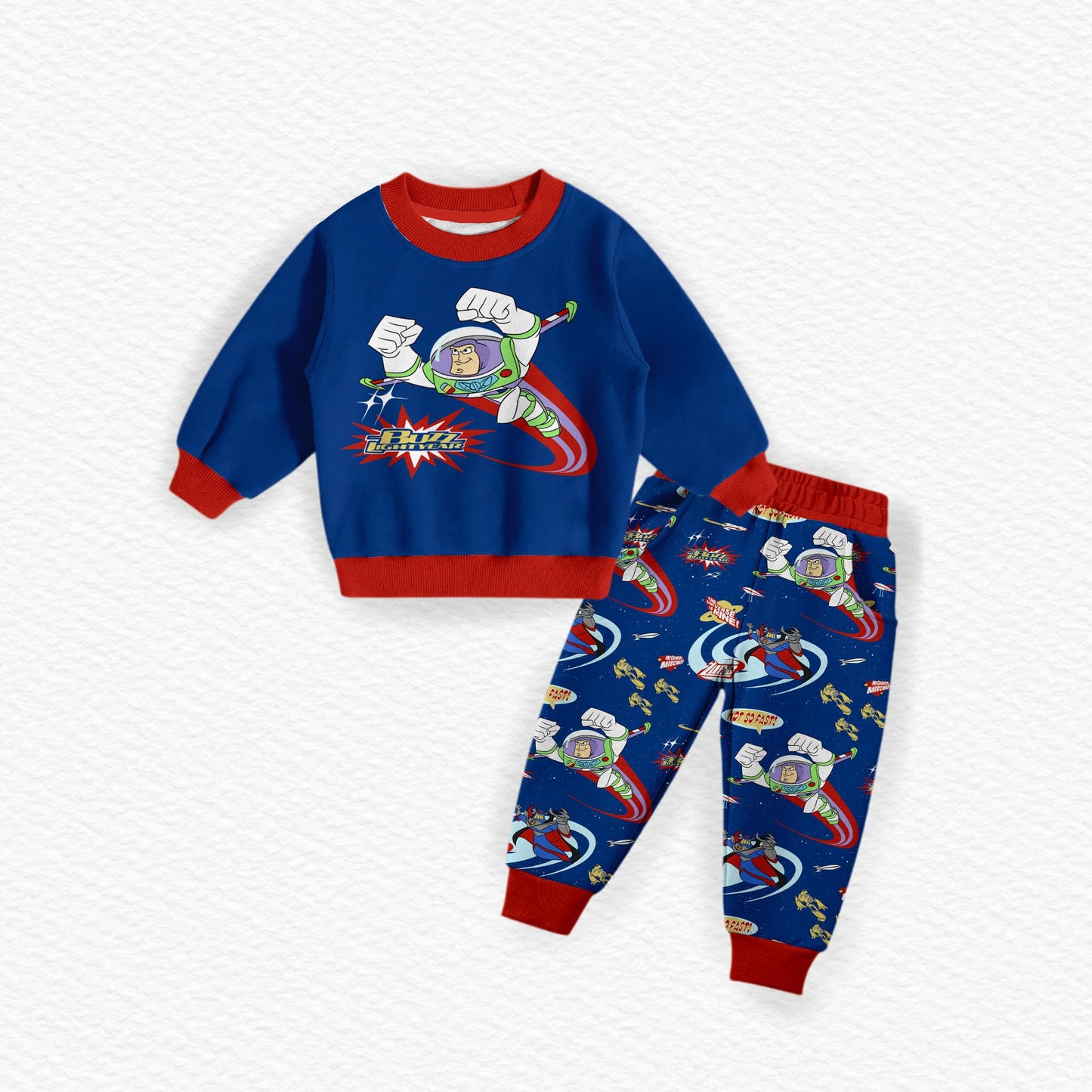 Buzz Lightyear Bamboo French Terry Crewneck & Joggers Set