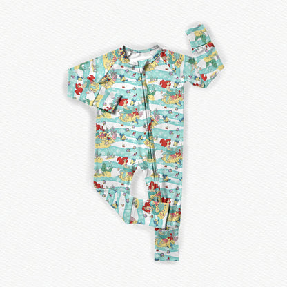The Little Mermaid Bamboo Zippy