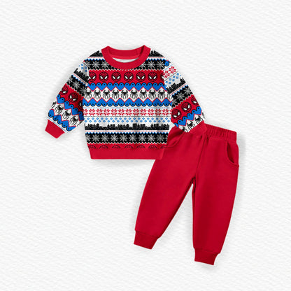 Peter Parker's Sweater Bamboo French Terry Crewneck & Joggers Set