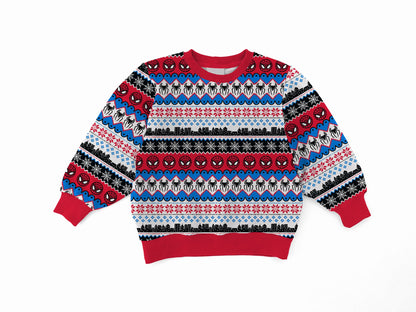 Peter Parker's Sweater Bamboo Adult French Terry Crewneck Pullover