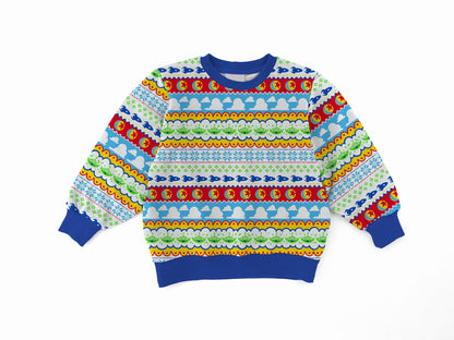 Woody's Sweater Bamboo Adult French Terry Crewneck Pullover