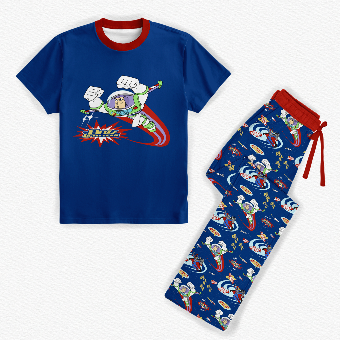 Buzz Lightyear Bamboo Adult Straight Leg Style Sleep Set