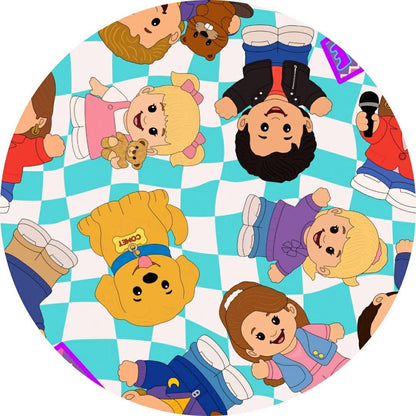 Full House Tiny People Minky Plush Blanket From Judith Arthur