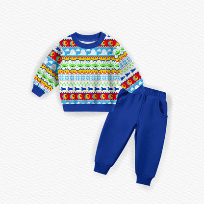 Woody's Sweater Bamboo French Terry Crewneck & Joggers Set