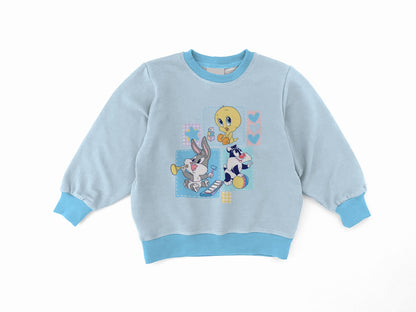 Looney Tunes Bamboo Adult Crewneck Pullover