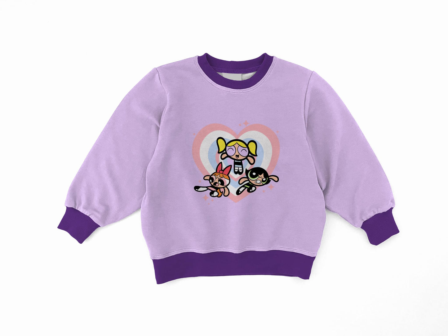 Powerpuff Girls Bamboo Adult Crewneck Pullover