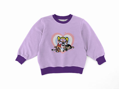 Powerpuff Girls Bamboo Adult Crewneck Pullover