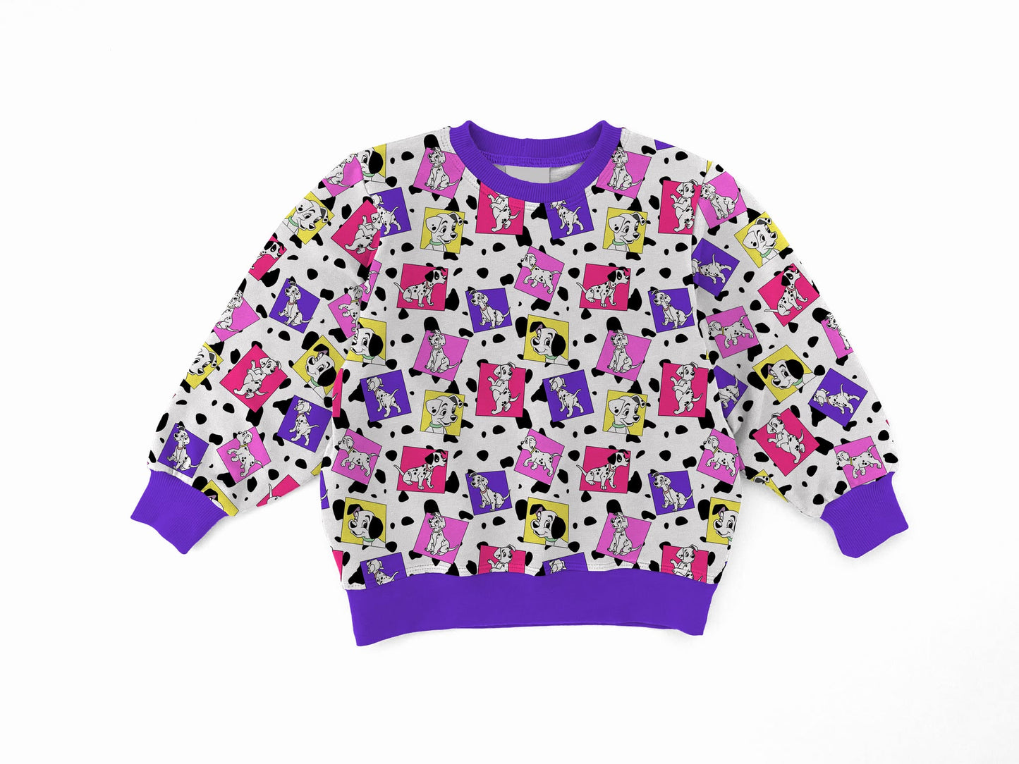 101 Dalmatians Bamboo Adult Crewneck Pullover