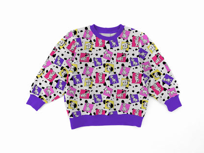101 Dalmatians Bamboo Adult Crewneck Pullover