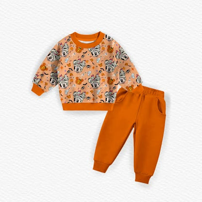 Mummy Mouse Bamboo French Terry Crewneck & Joggers Set