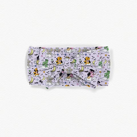 Scaring Is What Counts Bamboo Bow Headband