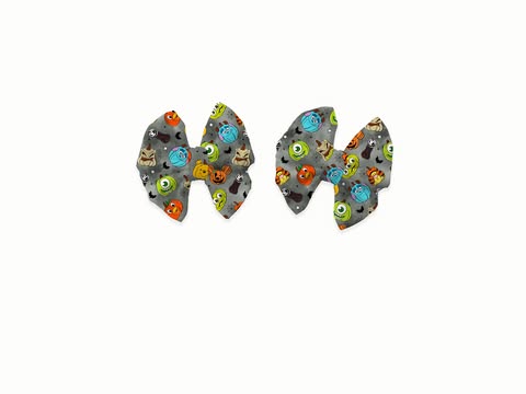 Pumpkin Cuties Piggy Bows (Set of 2)