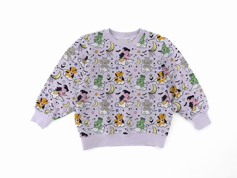 Scaring Is What Counts Bamboo Adult French Terry Crewneck Pullover