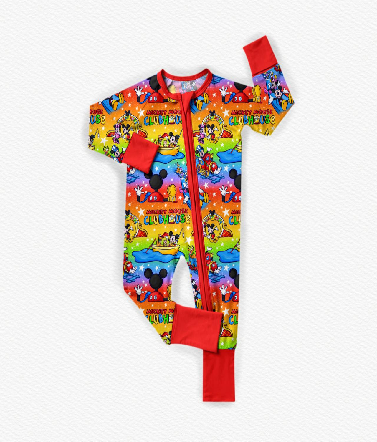 Mouse House Bamboo Zippy Pajamas