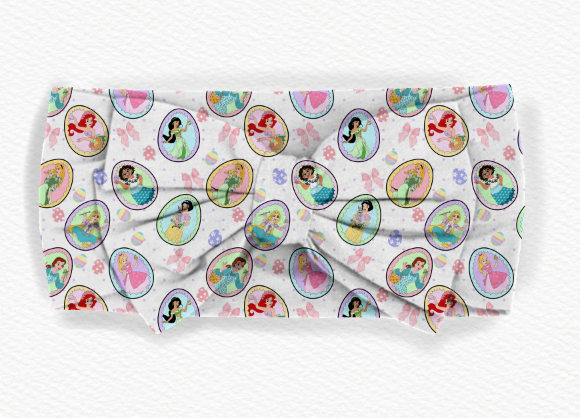 Easter Girlies Bamboo Bow Headband