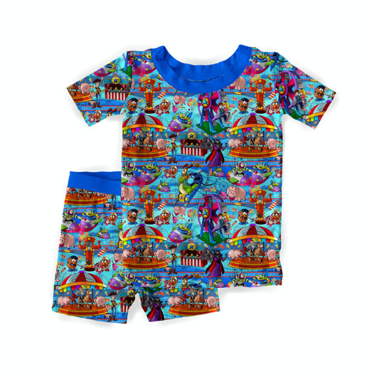 Toy Story Carnival Bamboo Short Sleeve & Shorts Two Piece Pajama Set