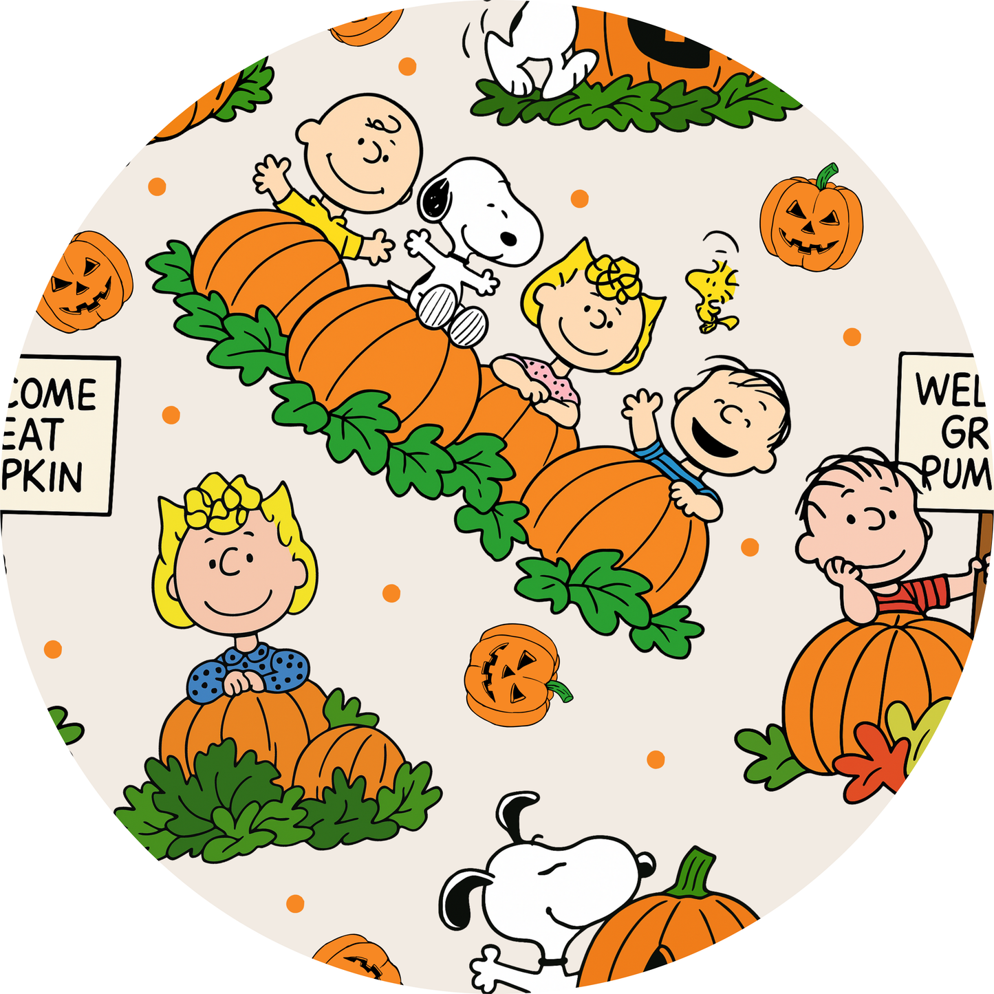 Great Pumpkin Bamboo Blanket