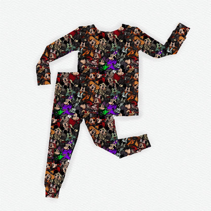 Mickey's Cauldron Bamboo Long Sleeve Two Piece Pajama Set