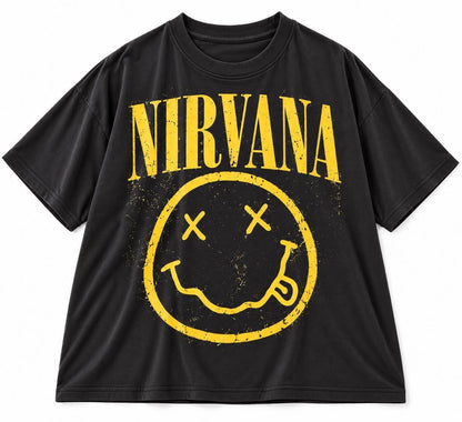 The 90's - Grunge & Good Vibes Oversized Bamboo Tee Collection