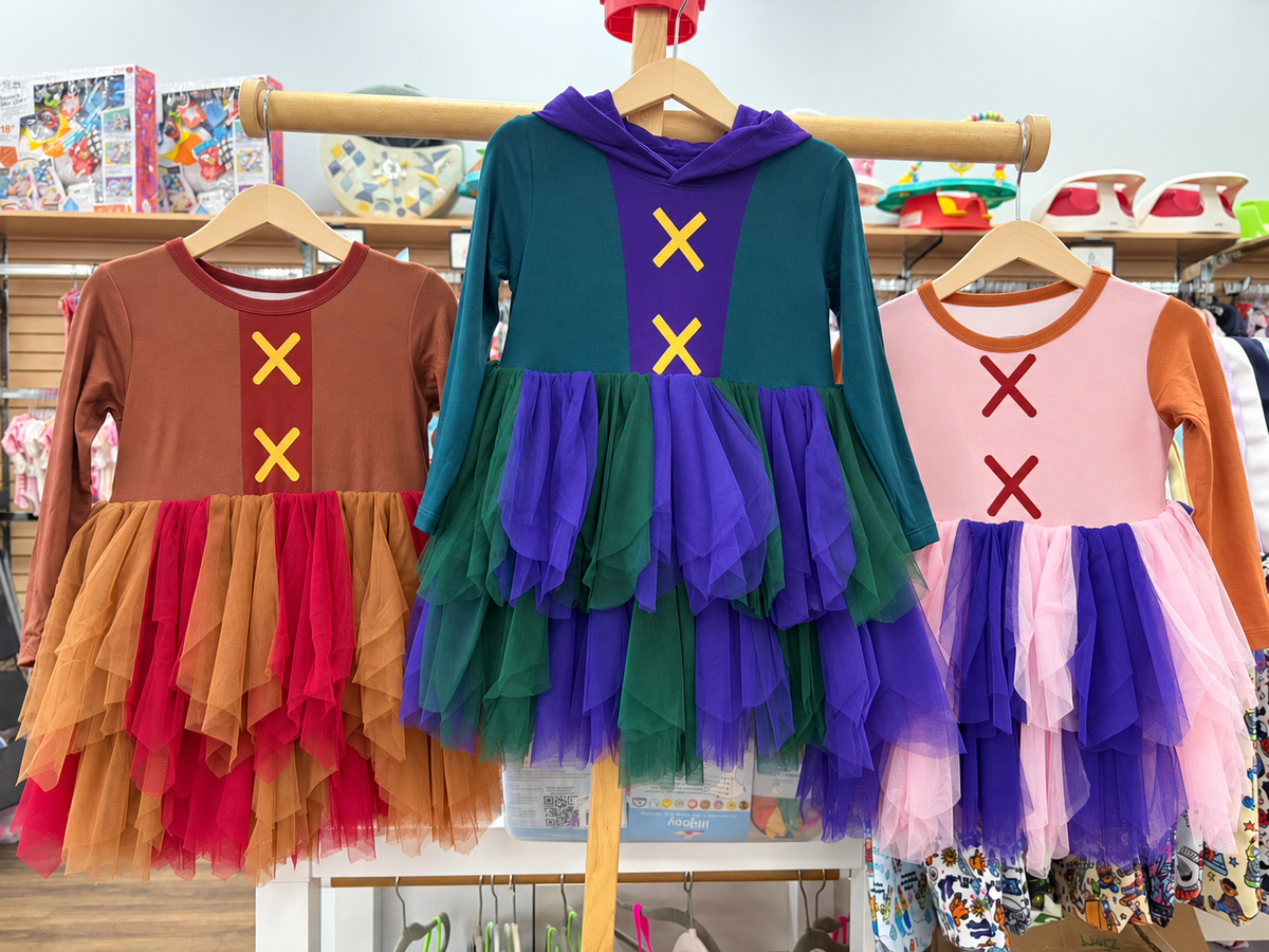 Winifred Bamboo Long Sleeve Tulle Dress