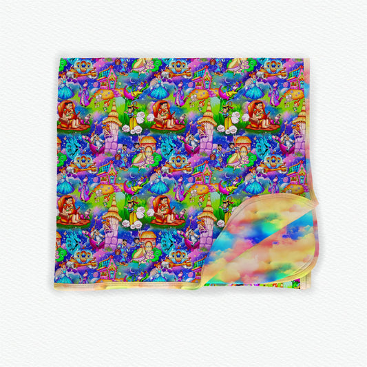 Yabba-Dabba-Doo! Double Layered Bamboo Blanket