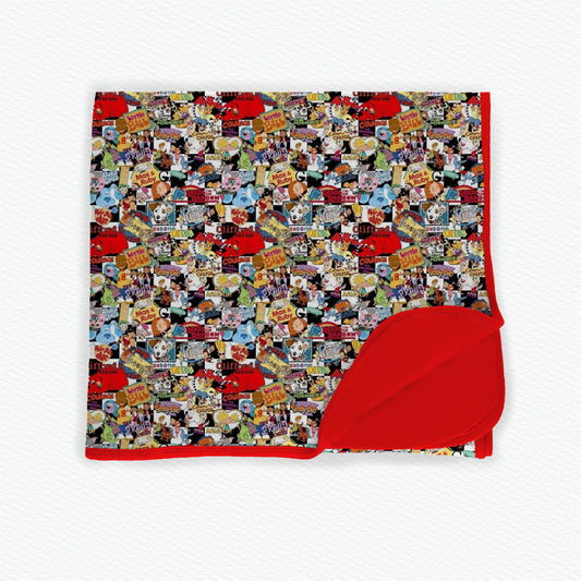 Throwback Jams Double Layer 50 x 50 Bamboo Blanket
