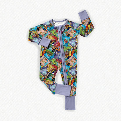Little Golden Gal Bamboo Zippy Pajamas