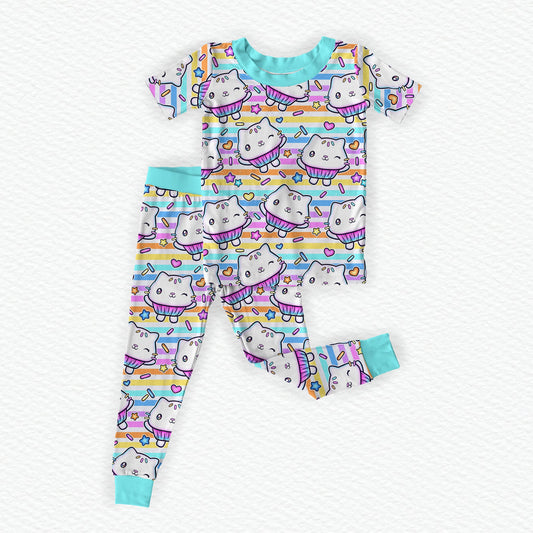 Sprinkle Party! Bamboo Short Sleeve Two Piece Pajama Set