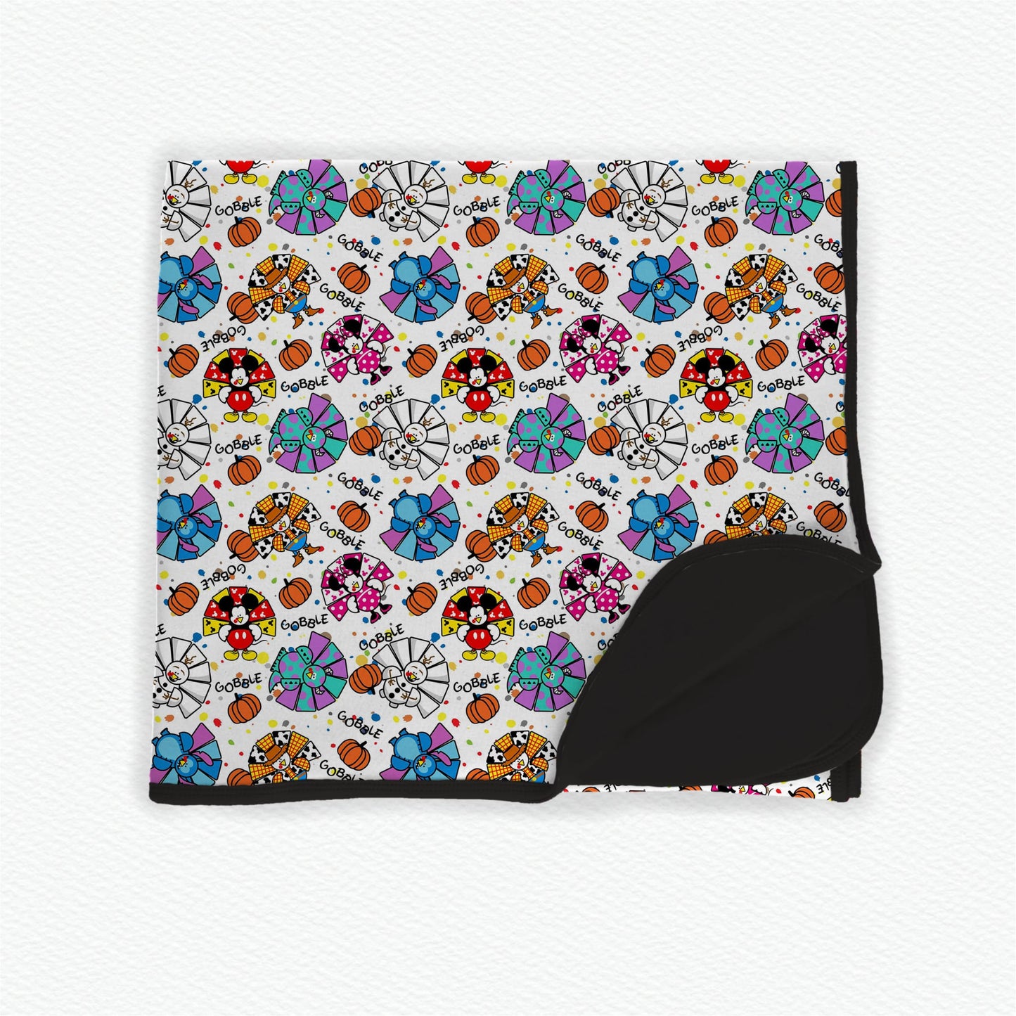 Walt's Pumpkin Pie Double Layer 50x50 Bamboo Blanket