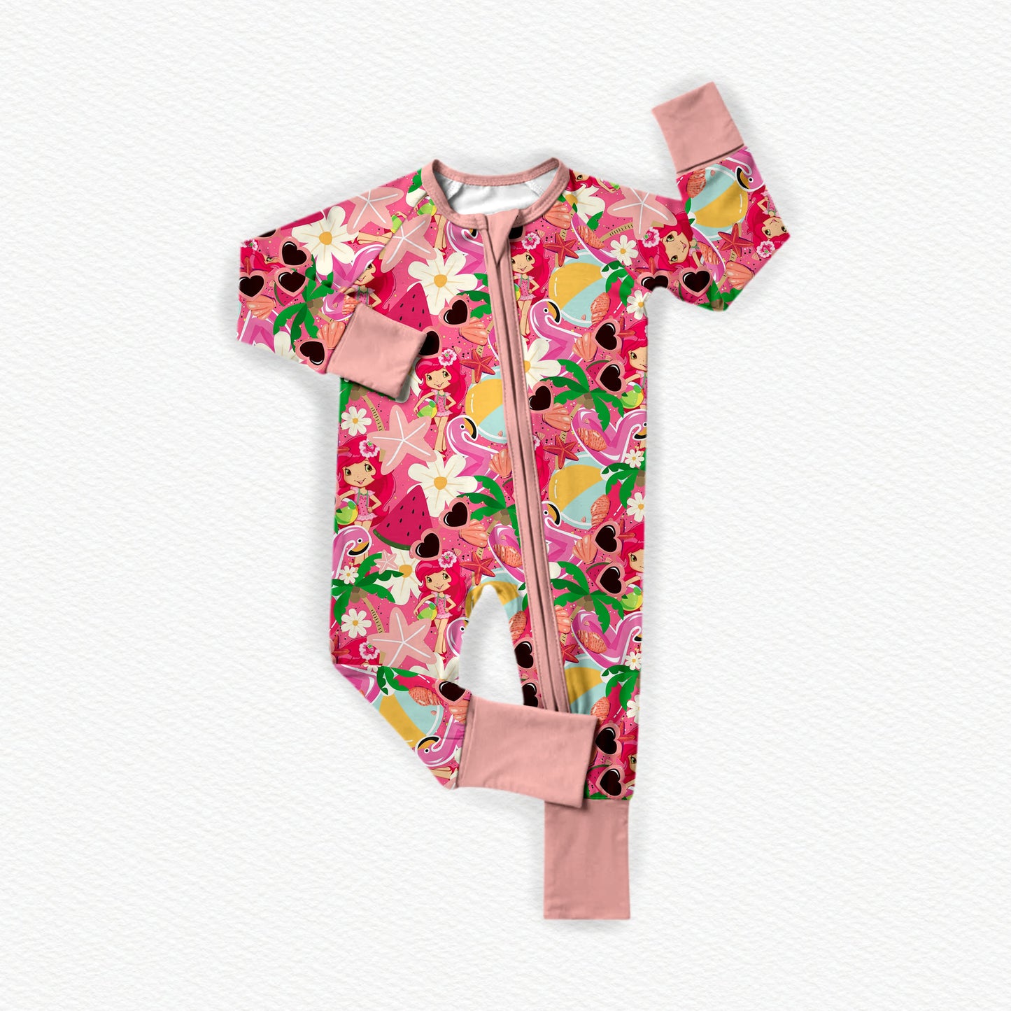 Berry Fun Summer Bamboo Zippy Pajamas