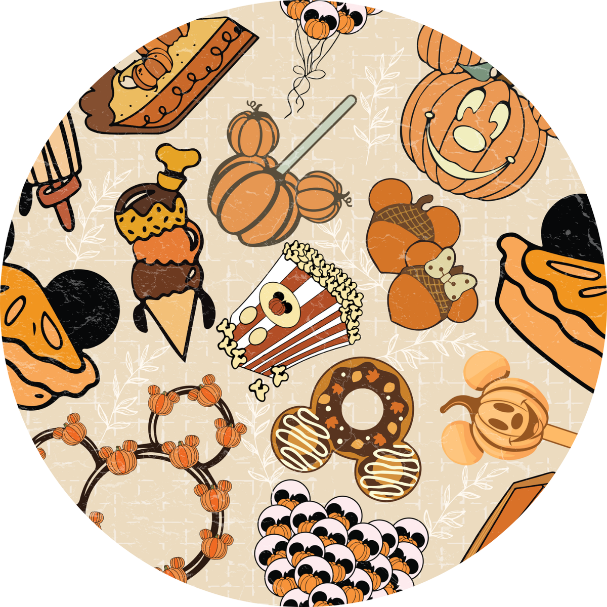 Magical Fall Feast Bamboo Long Sleeve Two Piece Pajama Set