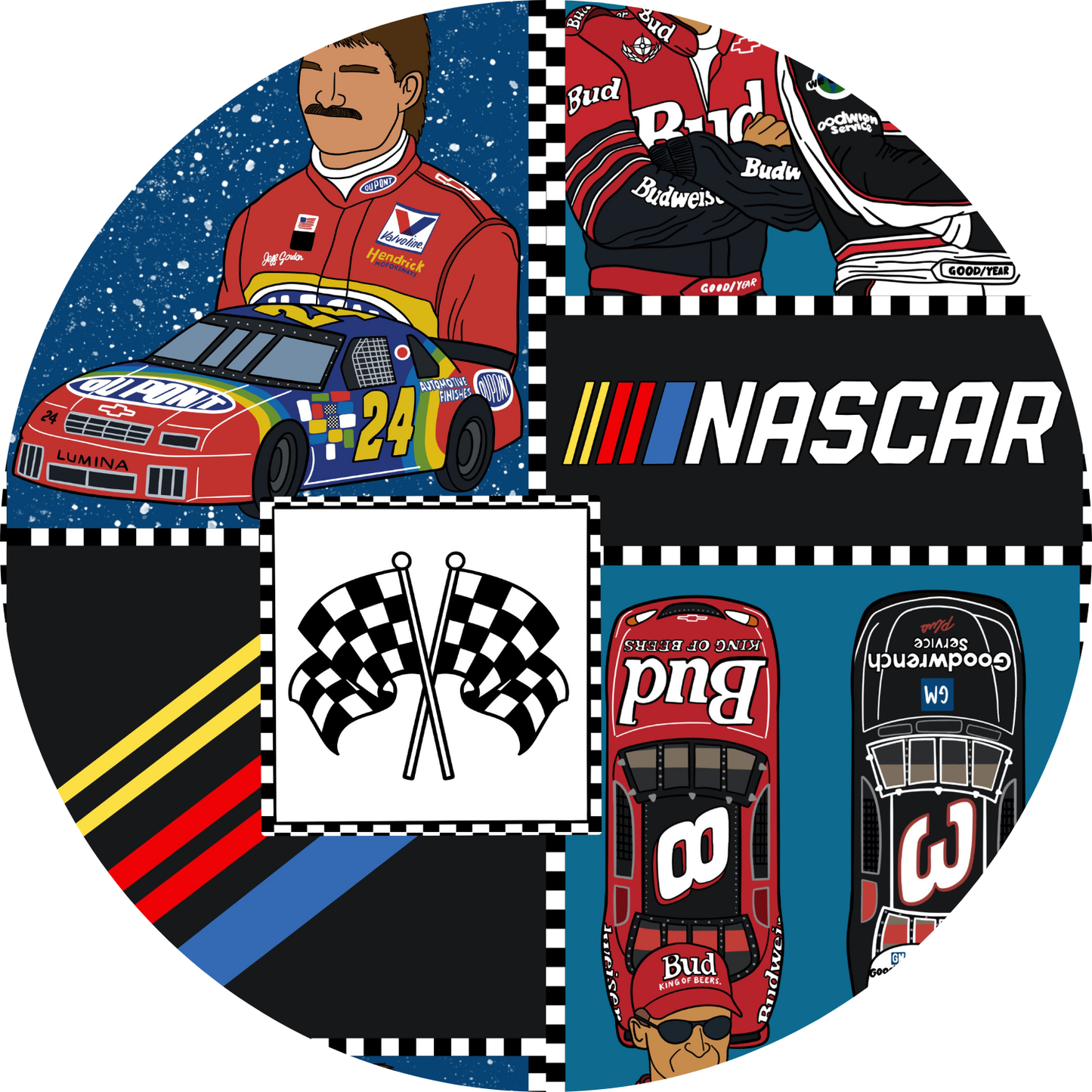 Do It For Dale Bamboo Short Sleeve Two Piece Pajama Set