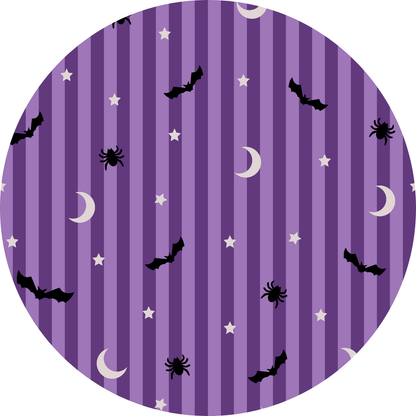 Storytime Scares Purple Coordinate Bamboo Adult Jogger Style Pants