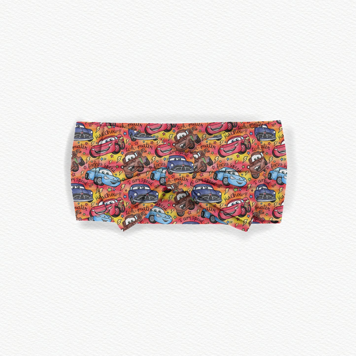 Git-R-Done Watercolor Bamboo Bow Headband