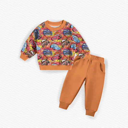 Git-R-Done Watercolor Bamboo Crewneck & Jogger Set