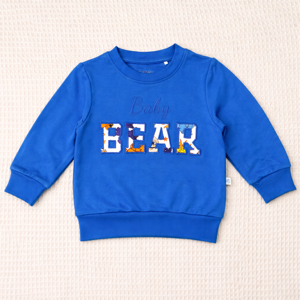 It's A Bear Thing BABY BEAR Embroidered Bamboo Crewneck