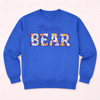 It's A Bear Thing DADDY BEAR Embroidered Lightweight Bamboo Spandex Adult Sweatshirt