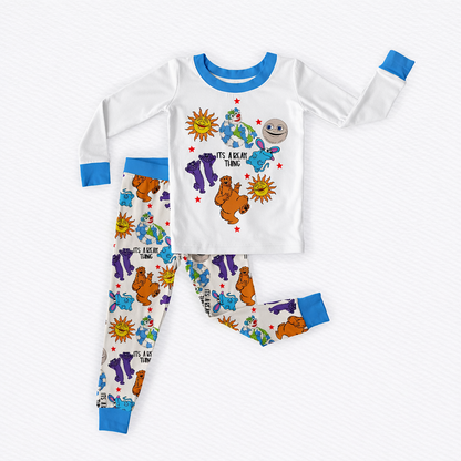 It's A Bear Thing GRAPHIC TEE Bamboo Long Sleeve Two Piece Pajama Set
