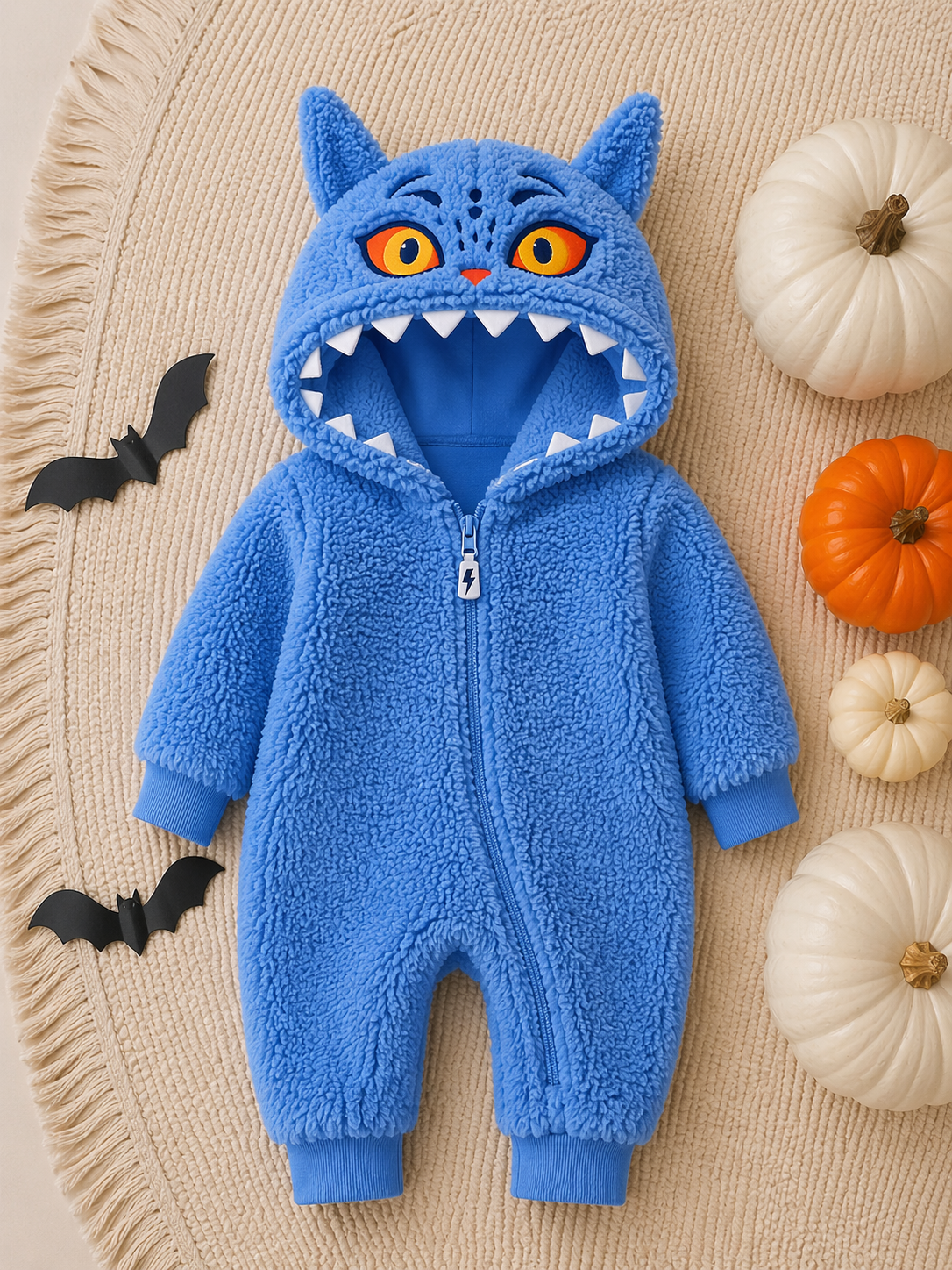 Derpy Sherpa Plush Bamboo Lined Hooded Zippy