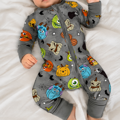 Pumpkin Cuties Bamboo Zippy Pajamas