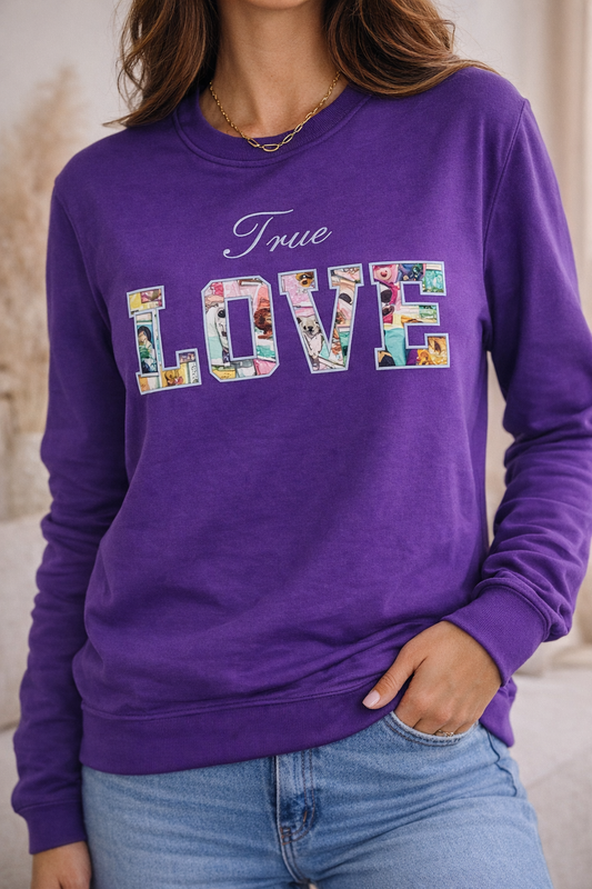 The Britches Box True LOVE Embroidered Crewneck - Limited Edition Subscription - JANUARY