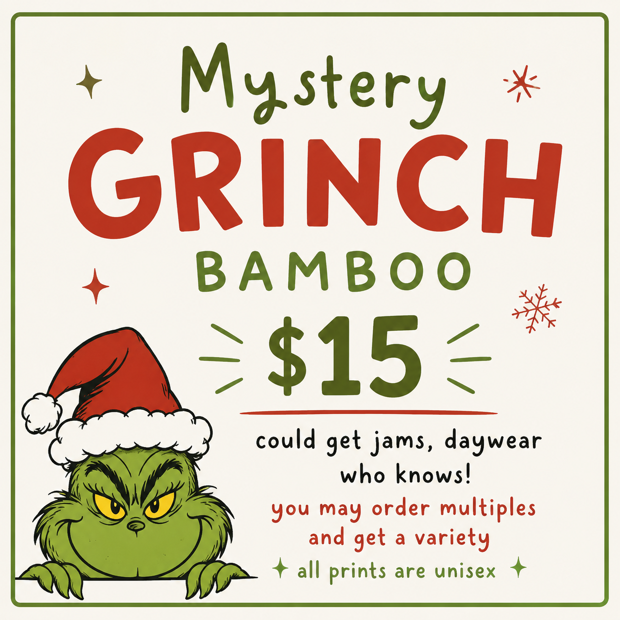 Mystery Grinch Weekend
