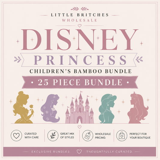 Disney Princess Bamboo Bundle | 25 Piece Wholesale Assortment