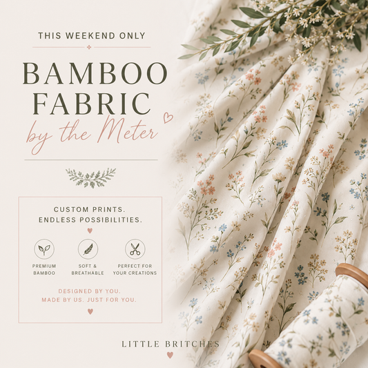 Upload Your Own File | CUSTOM BAMBOO | Bamboo Fabric By The Meter