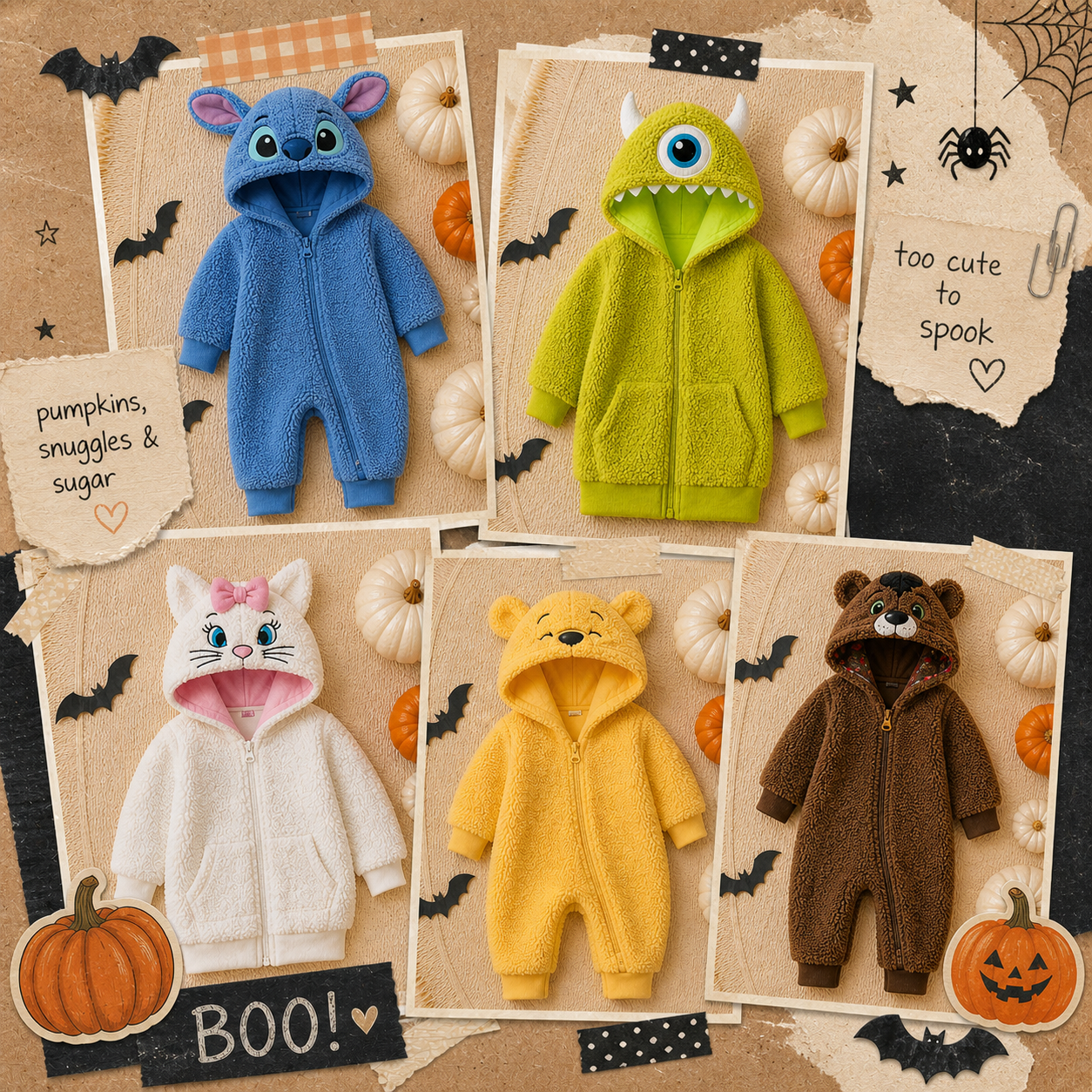 25 Piece Reseller Bundles HALLOWEEN SHERPA 2026 KIDS COSTUMES ONLY - Ships in AUGUST