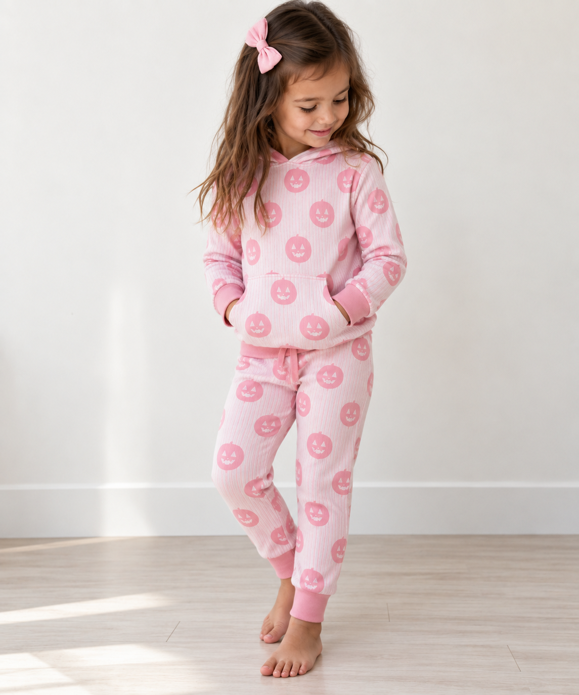 Pretty Little Pumpkins Bamboo Hoodie & Jogger Set